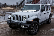 Load image into Gallery viewer, Diode Dynamics 18-21 Jeep JL Wrangler/Gladiator SS50 Hood LED Light Bar Kit - Amber Driving