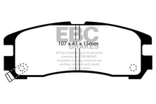 Load image into Gallery viewer, EBC 92-96 Mitsubishi Expo Greenstuff Rear Brake Pads