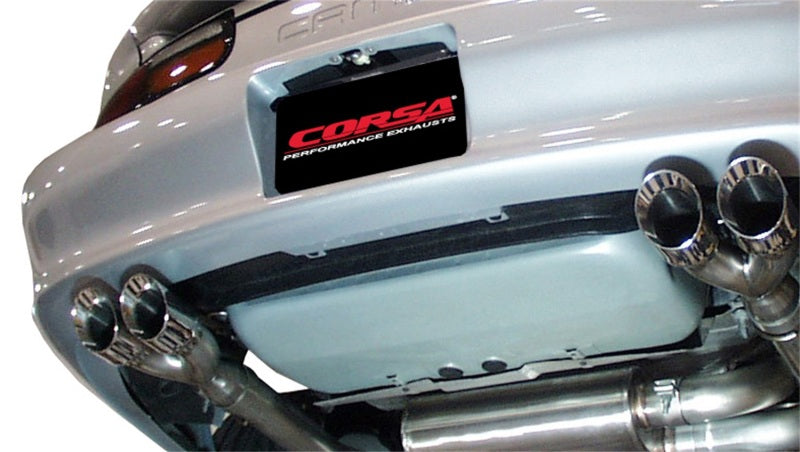 Corsa 1998-2002 Chevrolet Camaro Convertible Z28 5.7L V8 LS1 Polished Sport Cat-Back Exhaust