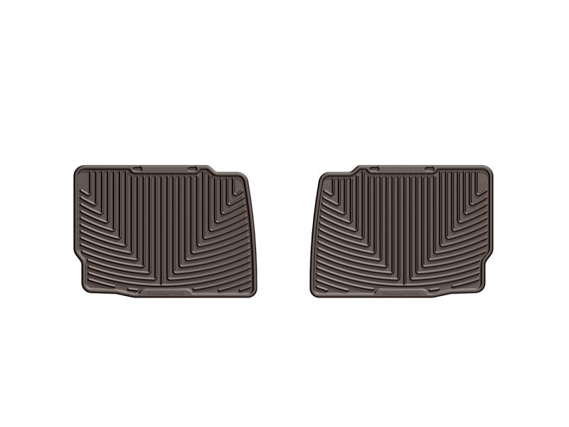 WeatherTech 2013+ Ford Fusion Rear Rubber Mats - Cocoa