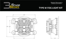 Load image into Gallery viewer, Diode Dynamics SS3 Max Type M Kit ABL - White SAE Fog