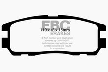 Load image into Gallery viewer, EBC 96-98 Acura SLX 3.2 Greenstuff Rear Brake Pads