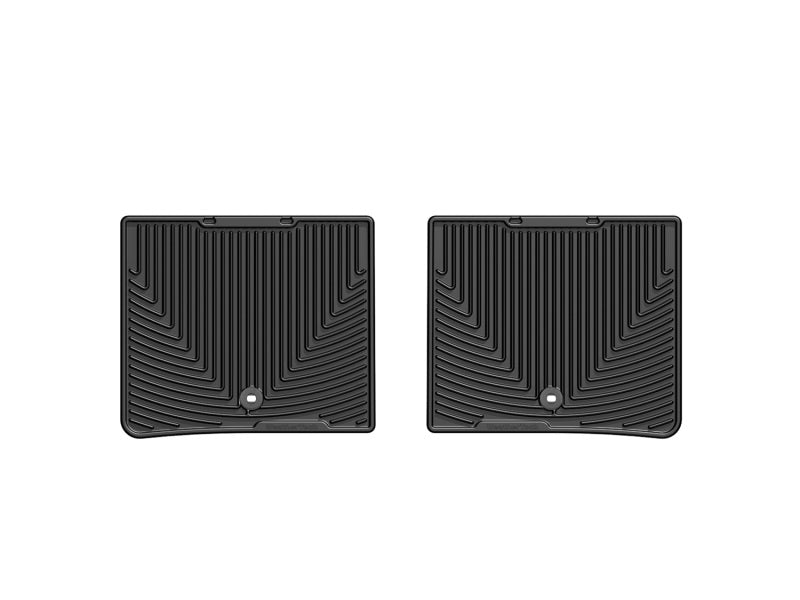 WeatherTech 13+ Lexus ES Rear Rubber Mats - Black