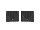 WeatherTech 13+ Lexus ES Rear Rubber Mats - Black