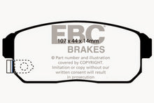 Load image into Gallery viewer, EBC 03-12 Mazda RX8 1.3 Rotary (Standard Suspension) Bluestuff Rear Brake Pads