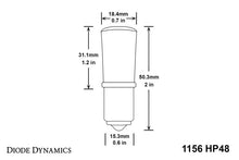 Load image into Gallery viewer, Diode Dynamics 1156 LED Bulb HP48 LED - Amber (Pair)