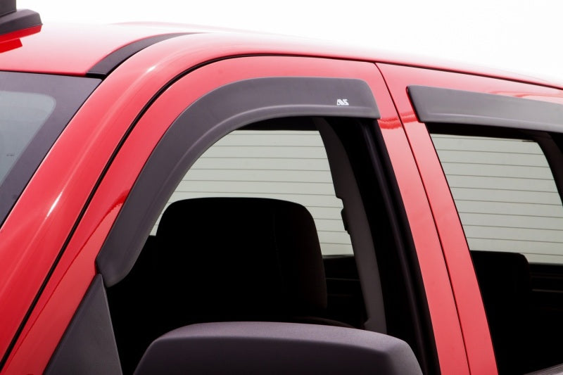 AVS 16-18 Toyota Tacoma Double Cab Ventvisor In-Channel Window Deflectors 4pc - Matte Black