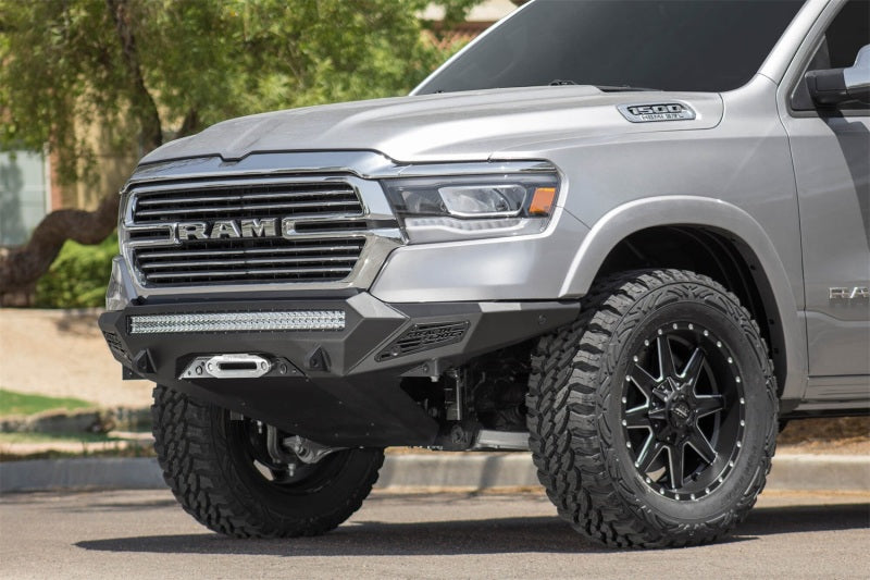 Addictive Desert Designs 19 Ram 1500 Stealth Fighter Front Bumper w/ Winch Mount & Sensor Cut Outs