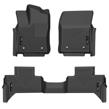 Load image into Gallery viewer, Husky Liners 2022 Toyota Tundra WeatherBeater Ext. Cab DC Front &amp; 2nd Seat Floor Liner - Blk