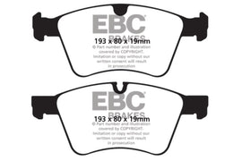 EBC 08-10 Mercedes-Benz GL320 3.0 TD (373mm Front Rotors) Greenstuff Front Brake Pads