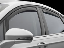 Load image into Gallery viewer, WeatherTech 13+ Ford Fusion Front and Rear Side Window Deflectors - Dark Smoke