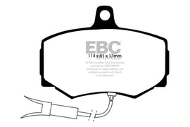EBC 88-89 Jaguar XJ6 3.6 Greenstuff Front Brake Pads