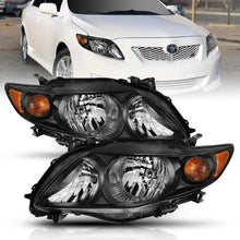 Load image into Gallery viewer, ANZO 2009-2010 Toyota Corolla Crystal Headlight Black Amber