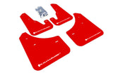 Rally Armor 04-09 Mazda3/Speed3 Red UR Mud Flap w/ White Logo