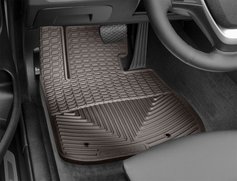 WeatherTech 2014+ BMW 4-Series Front Rubber Mats - Cocoa