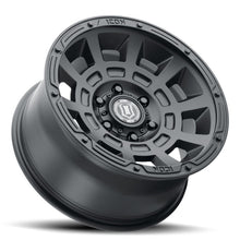 Load image into Gallery viewer, ICON Thrust 17x8.5 6x120 0mm Offset 4.75in BS Satin Black Wheel