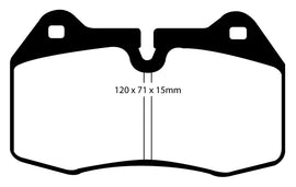 EBC 03-04 Infiniti G35 3.5 (Manual) (Brembo) Bluestuff Front Brake Pads