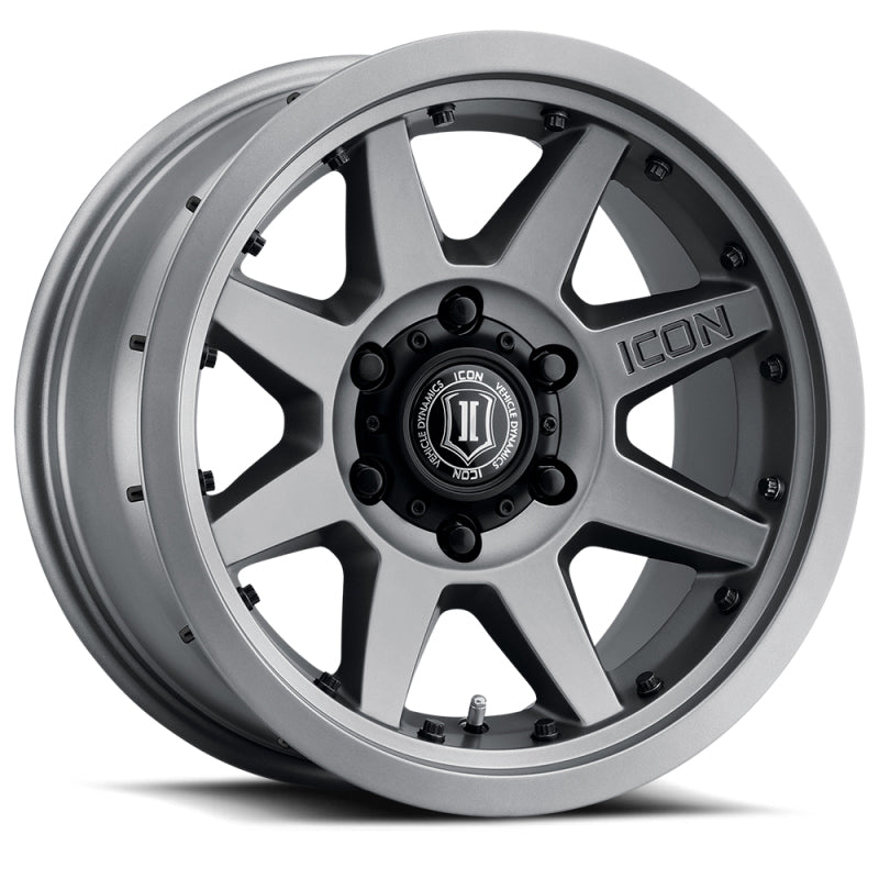 ICON Rebound Pro 17x8.5 5x5 -6mm Offset 4.5in BS 71.5mm Bore Titanium Wheel