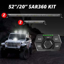 XK Glow SAR360 Light Bar Kit Emergency Search and Rescue Light System (2)52In (2)20In
