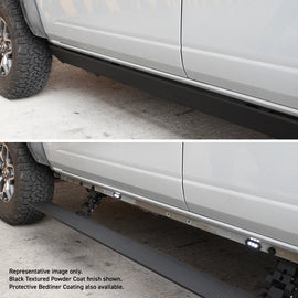 RealTruck 2024 Toyota Tacoma CC 4dr VoltStep Electric Running Board Kit (No Drill) - Bedliner Coat