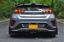 Load image into Gallery viewer, Rally Armor 19-21 Hyundai Veloster Turbo/2.0/R-Spec Black UR Mud Flap w/White Logo