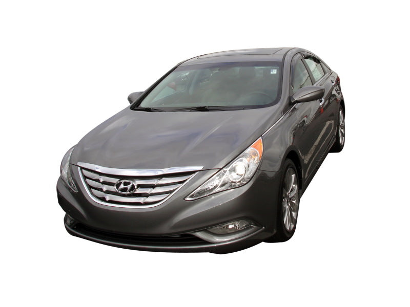 AVS 11-14 Hyundai Sonata (New Body Style) Ventvisor Outside Mount Window Deflectors 4pc - Smoke