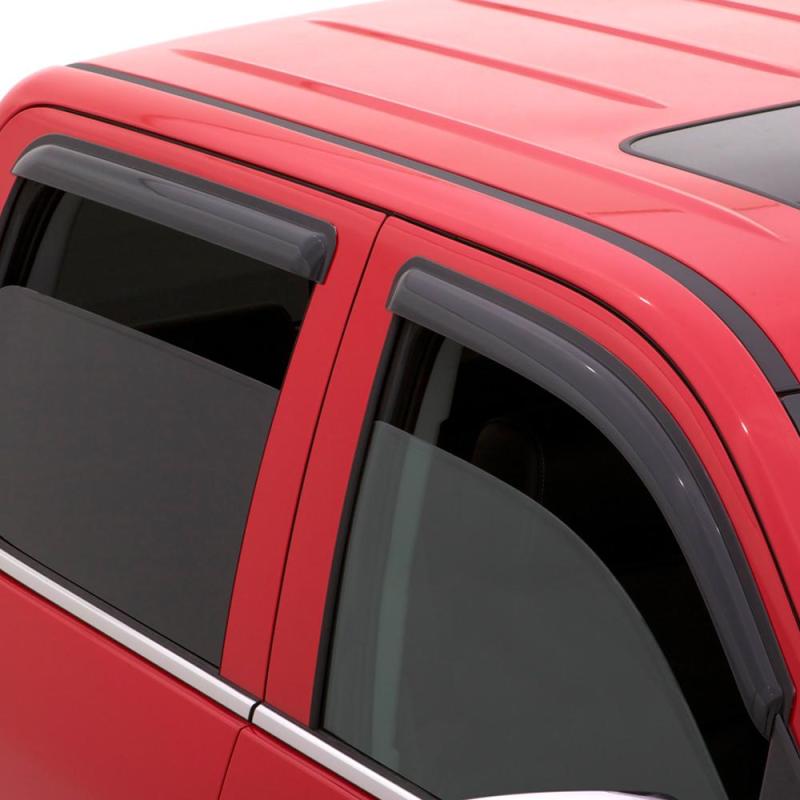 AVS 05-10 Jeep Grand Cherokee Ventvisor Outside Mount Window Deflectors 4pc - Smoke