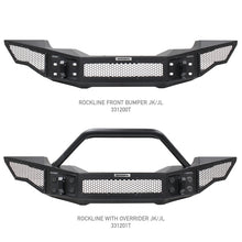 Load image into Gallery viewer, Go Rhino 07-20 Jeep Wrangler JL/JLU/JK/JKU/Gladiator JT Rockline Full Width Bumper