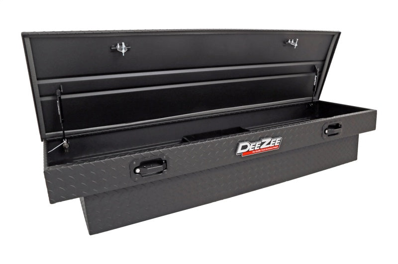 Deezee Universal Tool Box - Red Crossover - Single Lid Black BT (Txt Blk)