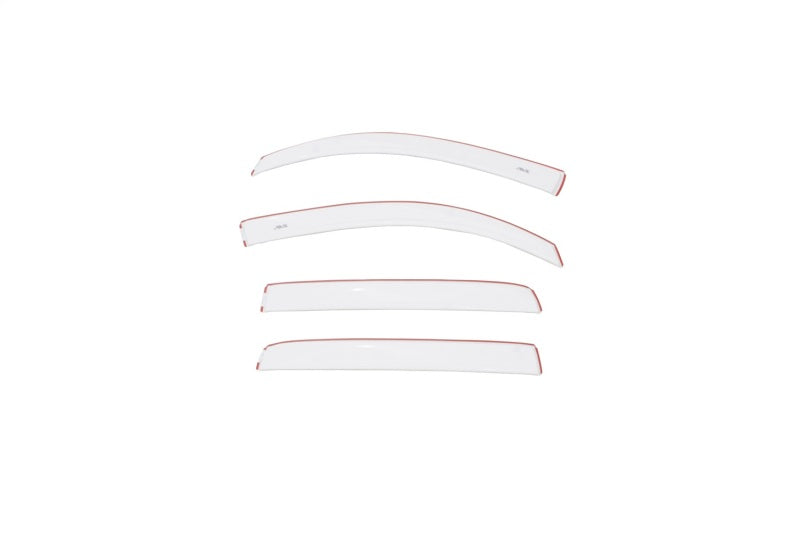 AVS 20-22 Toyota Tacoma Double Cab Low Profile Color Match Ventvisors 4pc - Super White