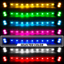Load image into Gallery viewer, XK Glow Single Color XKGLOW UnderglowLED Accent Light Car/Truck Kit Blue - 8x24In Tube + 4x8In Strip