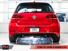 Load image into Gallery viewer, AWE Tuning Volkswagen Golf R MK7 SwitchPath Exhaust w/Diamond Black Tips 102mm