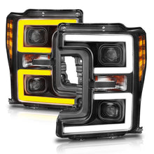 Load image into Gallery viewer, ANZO LED Headlights 17-18 Ford F-250 Super Duty Plank-Style L.E.D. Headlight Black (Pair)