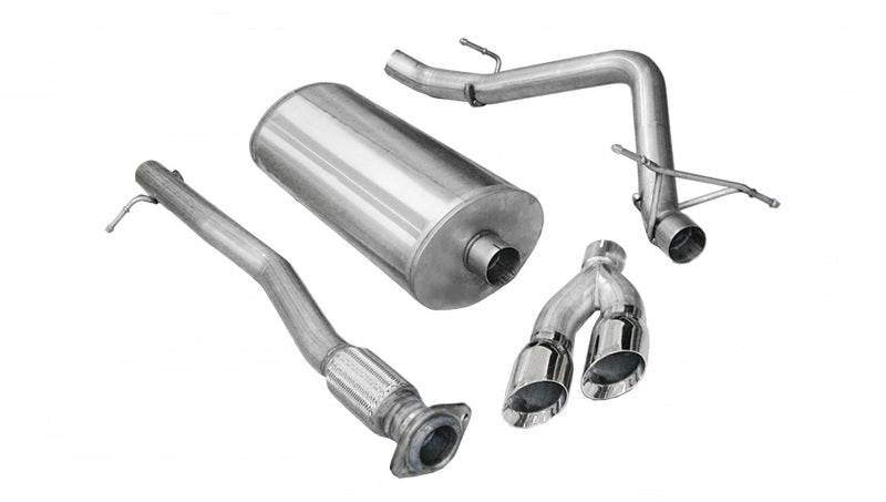 Corsa 2009-2009 Chevrolet Silverado Crew Cab/Short Bed 1500 4.8L V8 Polished Sport Cat-Back Exhaust