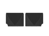 WeatherTech 10+ Chevrolet Equinox Rear Rubber Mats - Black