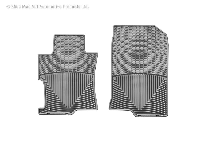 WeatherTech 08-12 Honda Accord Front Rubber Mats - Grey