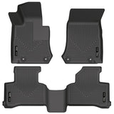 Husky Liners 17-22 Mercedes-Benz GLC300 Weatherbeater Black Front & 2nd Seat Floor Liners