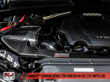 Load image into Gallery viewer, AWE Tuning Audi B9 A4/A5 2.0T Quattro Carbon Fiber AirGate Intake w/ Lid