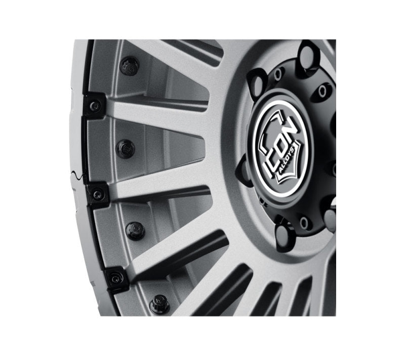 ICON Recon Pro 17x8.5 5x5 -6mm Offset 4.5in BS 71.5mm Bore Charcoal Wheel