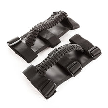 Load image into Gallery viewer, Rugged Ridge Paracord Grab Handles Black/Black Pair