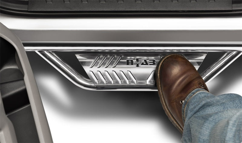 N-Fab Podium SS 15-17 Ford F-150 SuperCrew - Polished Stainless - 3in