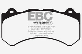 EBC 2018+ Dodge Durango SRT 6.4L Orangestuff Front Brake Pads