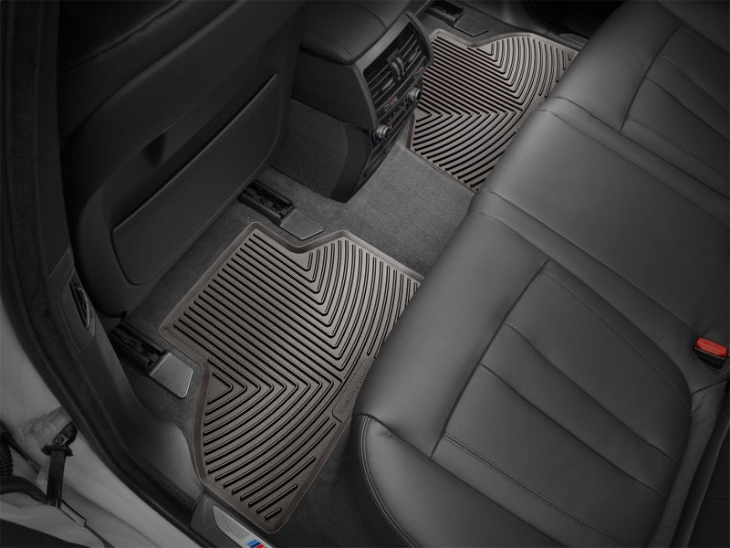 WeatherTech 2014-2015 BMW X5 Rear Rubber Mats - Cocoa