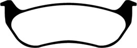 EBC 07-11 Ford Explorer Sport Trac 4.0 Greenstuff Rear Brake Pads