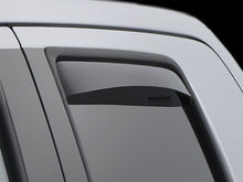 Load image into Gallery viewer, WeatherTech 07+ Toyota Tundra Rear Side Window Deflectors - Dark Smoke