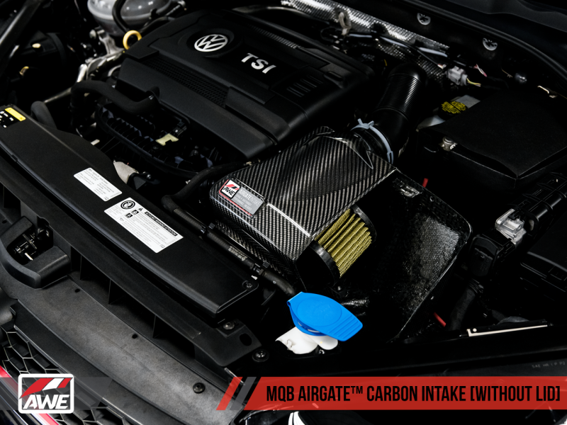 AWE Tuning Audi / Volkswagen MQB 1.8T/2.0T/Golf R Carbon Fiber AirGate Intake w/ Lid