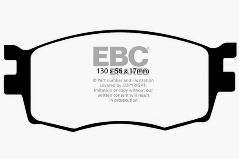 EBC 06-11 Hyundai Accent 1.6 Greenstuff Front Brake Pads