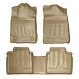 Husky Liners 07-11 Toyota Camry (All) WeatherBeater Combo Tan Floor Liners (One Piece for 2nd Row)