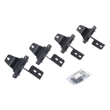 Load image into Gallery viewer, Go Rhino 18-22 Jeep Wrangler JL 2DR Mounting Brackets (V-Series V3/RB10 Slim/RB20 Slim) - Tex. Blk