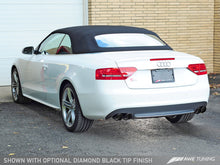 Load image into Gallery viewer, AWE Tuning B8 / B8.5 S5 Cabrio Touring Edition Exhaust - Non-Resonated - Diamond Black Tips